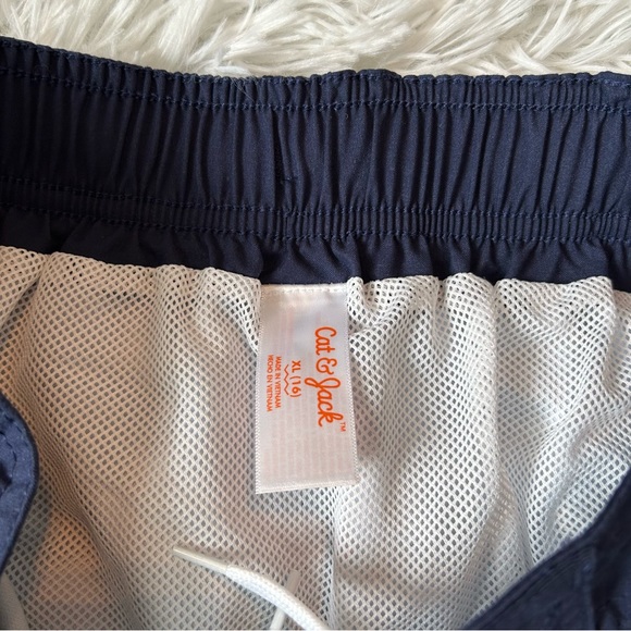 Cat & Jack from Target Boys Sharks and Pizza Slices Blue Swim Trunks Size XL NEW - Picture 6 of 11